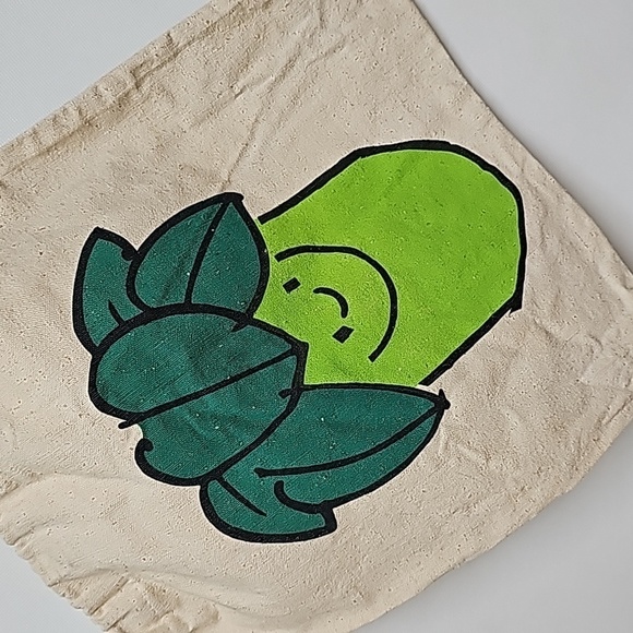 Vintage Green Giant Tote - Picture 2 of 8